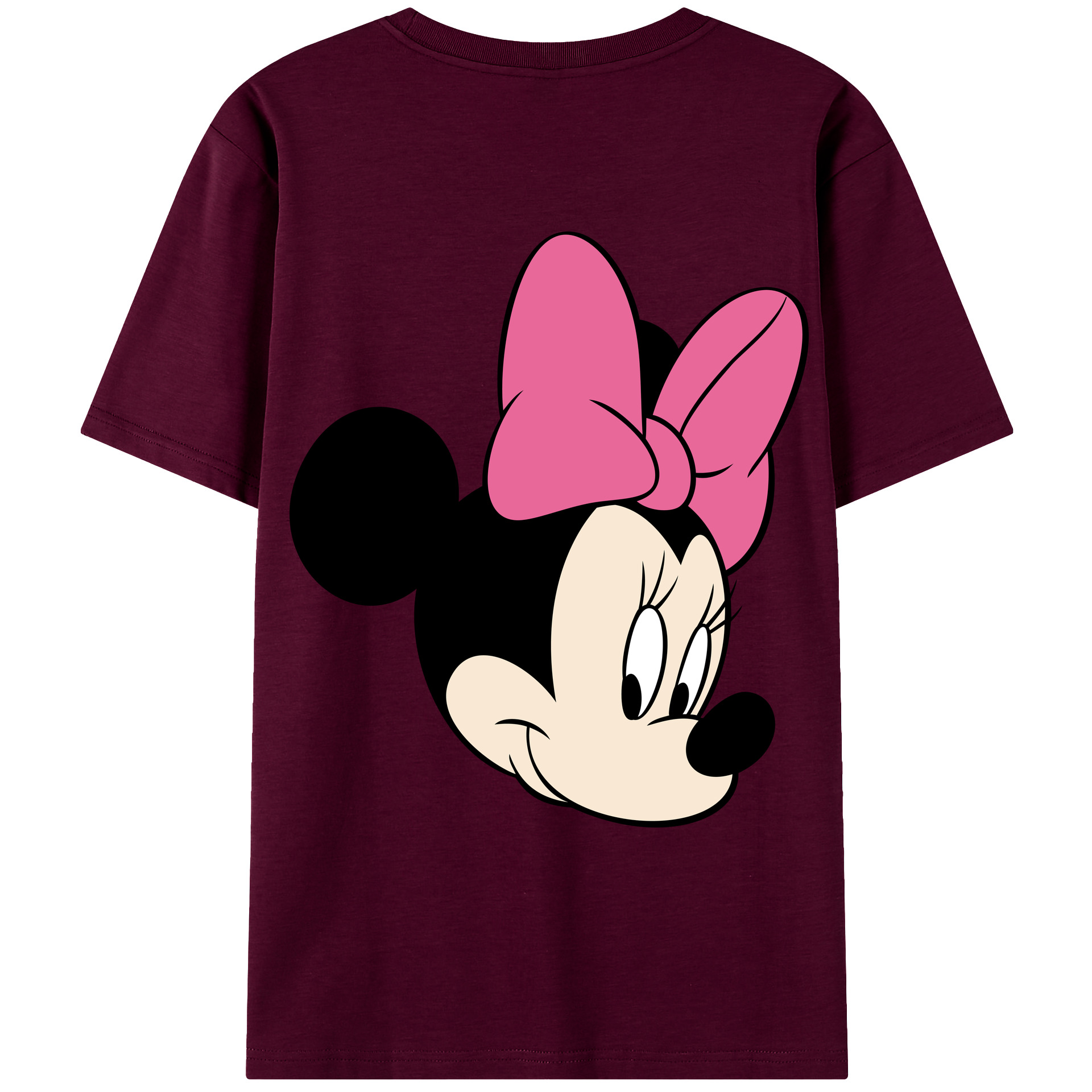 （画像用） ミッキーマウス Mickey Mouse レディース半袖Tシャツ(バックプリント)